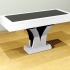 Table basse Tussy pied central